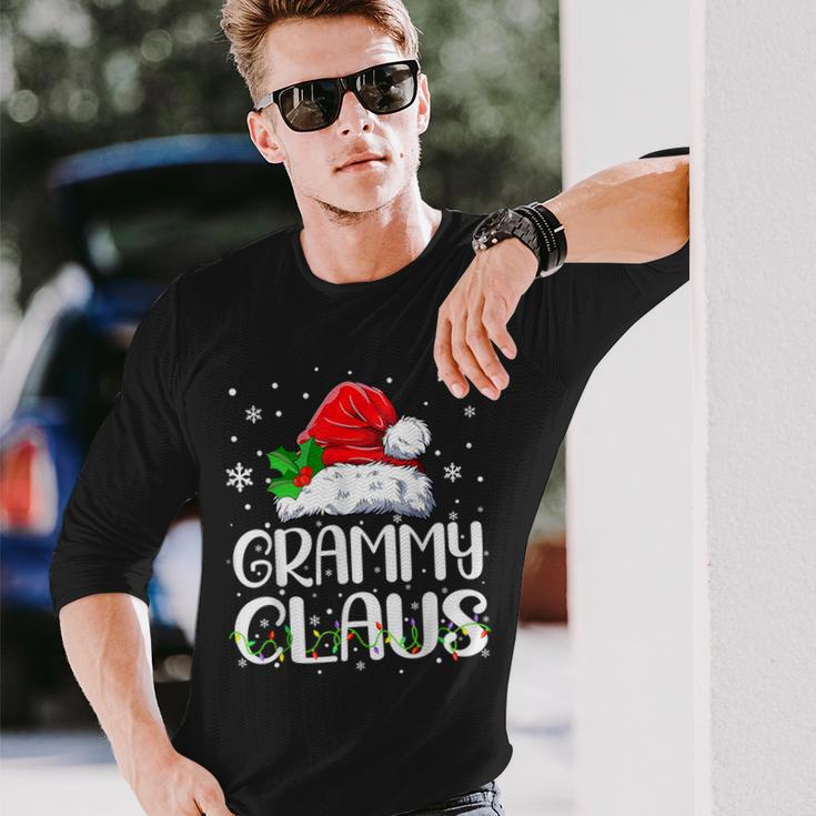 Grammy Claus Christmas Pajama Family Matching Xmas Long Sleeve T-Shirt Gifts for Him