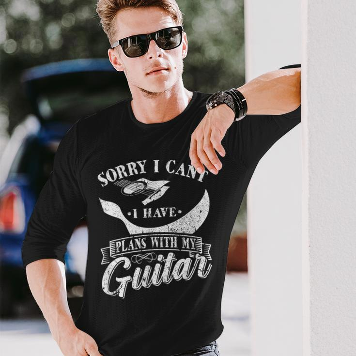Guitar Artist Musician Vintage For Gutiarist Long Sleeve T-Shirt Gifts for Him