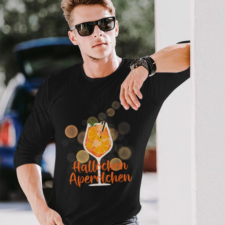 Hallöchen Aperölchen Spritz Party Fancy Dress Langarmshirts Geschenke für Ihn