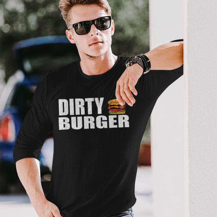 Hamburger Dirty Burger Burger Long Sleeve T-Shirt Gifts for Him