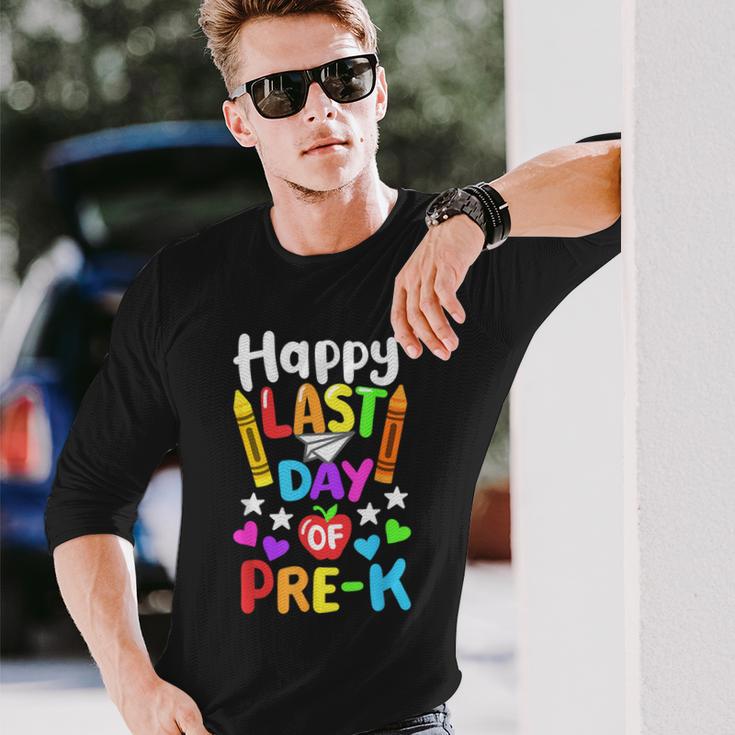 Happy Last Day Of School Pre-K Class Of 2024 Toddlers Long Sleeve T-Shirt Gifts for Him