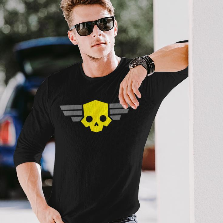 Hell Of Divers Helldiving Skull Gaming Dive Lovers Long Sleeve T-Shirt Gifts for Him