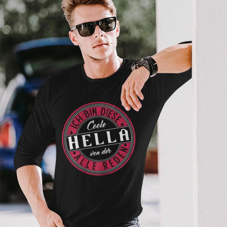 Hella Ich Bin Diese Coole Hella Langarmshirts Geschenke für Ihn