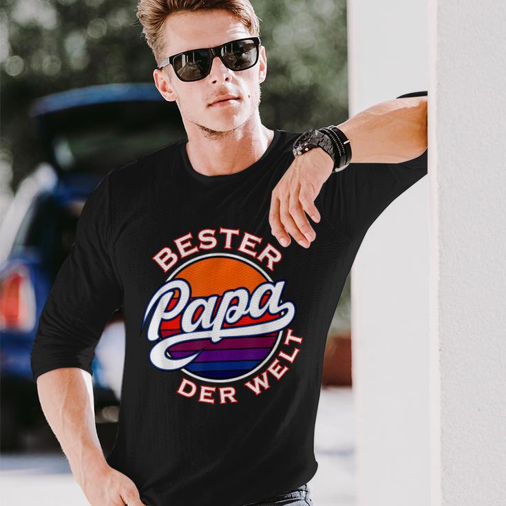 Herren Bester Papa Der Welt 1Atertag -Atertagsgeschenk Langarmshirts Geschenke für Ihn