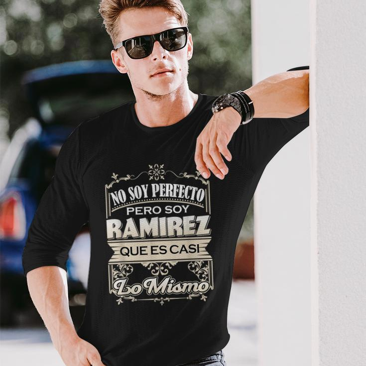 Hombre Camiseta Apellido Ramirez Last Name Ramirez Long Sleeve T-Shirt Gifts for Him