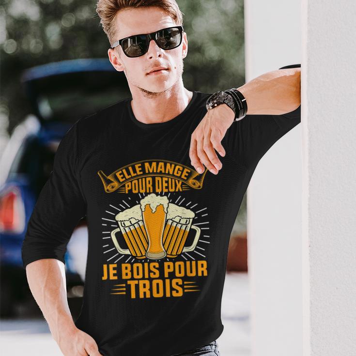 T-Shirt Drôle Grossesse 'Elle Mange Pour 2' - Cadeau Future Maman - 100% Coton