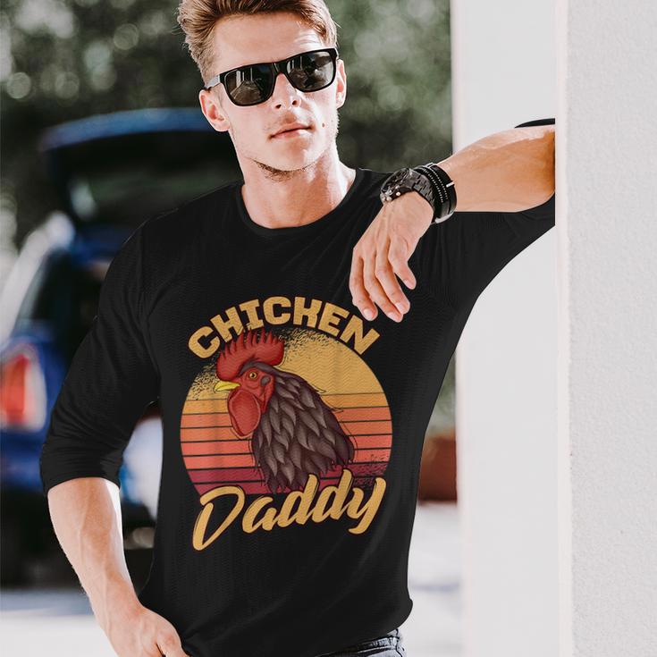 Huhn Hintern Lustige Huhn Papa Geschenke Für Geflügelzüchter Langarmshirts Geschenke für Ihn