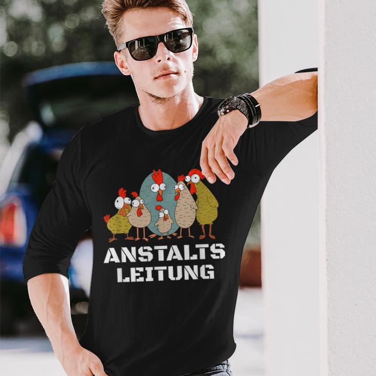 Hühner Anstaltleitung Langarmshirts Geschenke für Ihn