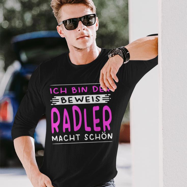 Ich Bin Der Beweis Radler Macht Schön Saufen Kostüm Damen Langarmshirts Geschenke für Ihn