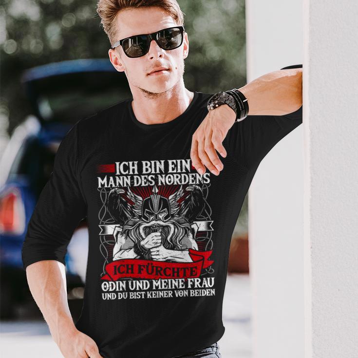 Ich Bin Ein Nordmann Langarmshirts, Valhalla Wikinger Design Schwarz Geschenke für Ihn