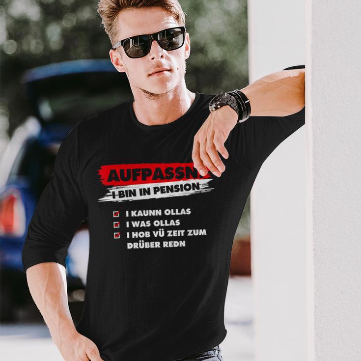 Ich Bin In Pension Ich Kann Alles Ich Weiß Alles Langarmshirts Geschenke für Ihn