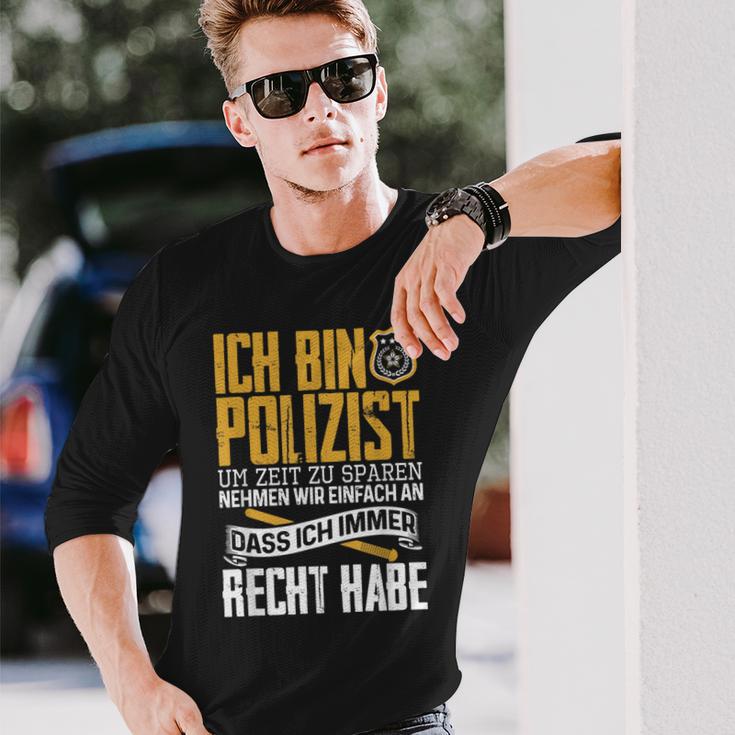 Ich Bin Polizist Um Zeit Zu Save Take Wir Einfach Dass Langarmshirts Geschenke für Ihn