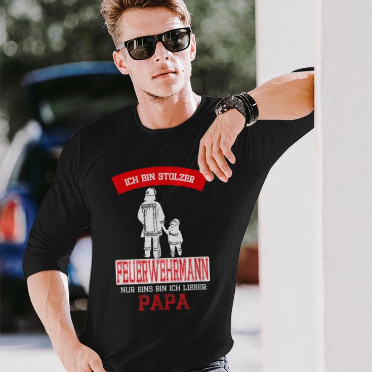 Ich Bin Stolzer Feuerwehrmann Nur Ein Bin Ich Lieber Langarmshirts Geschenke für Ihn