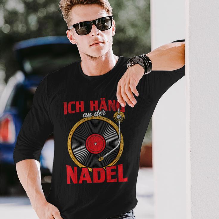 Ich Hänge An Der Nadel Inyl Record Langarmshirts Geschenke für Ihn