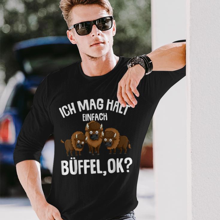 Ich Mag Halt Büffel Bison Liebhaber Boys Children's Langarmshirts Geschenke für Ihn