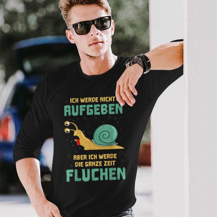 Ich Werde Nicht Aufgeben Aber Die Wanze Zeit Sausen Langarmshirts Geschenke für Ihn