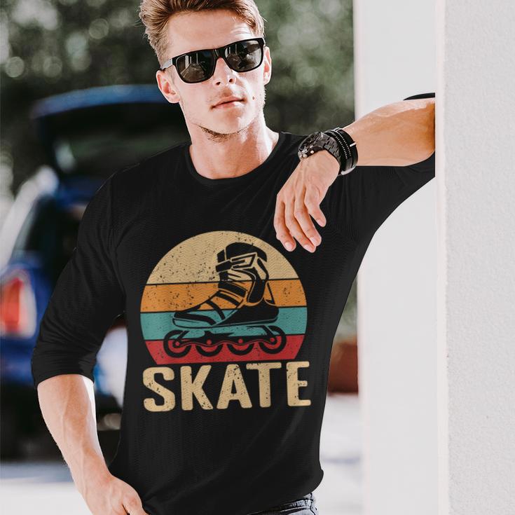 Inline Skater Retro Inline S Langarmshirts Geschenke für Ihn