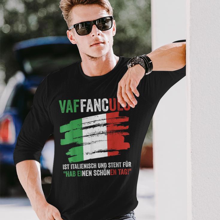 Italy Italian Sicilyaffanculo Langarmshirts Geschenke für Ihn