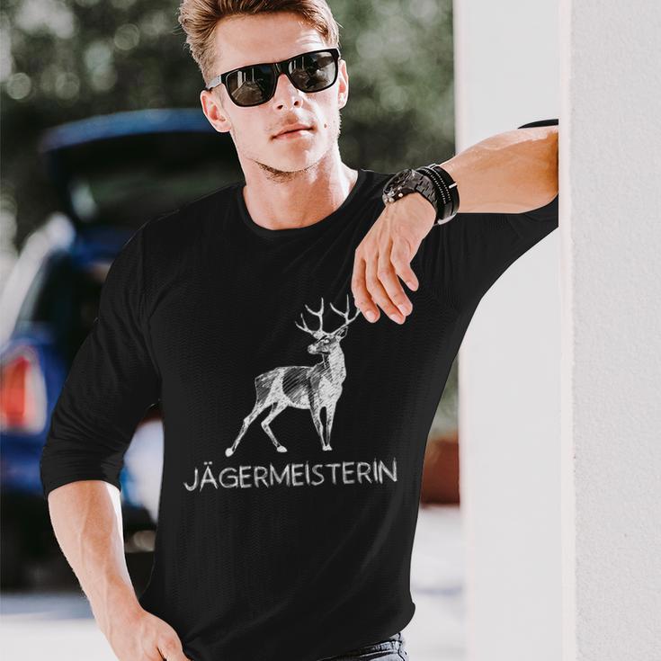 Jägermeisterin Hunter Hunter Deer Hunter Hunting S Langarmshirts Geschenke für Ihn