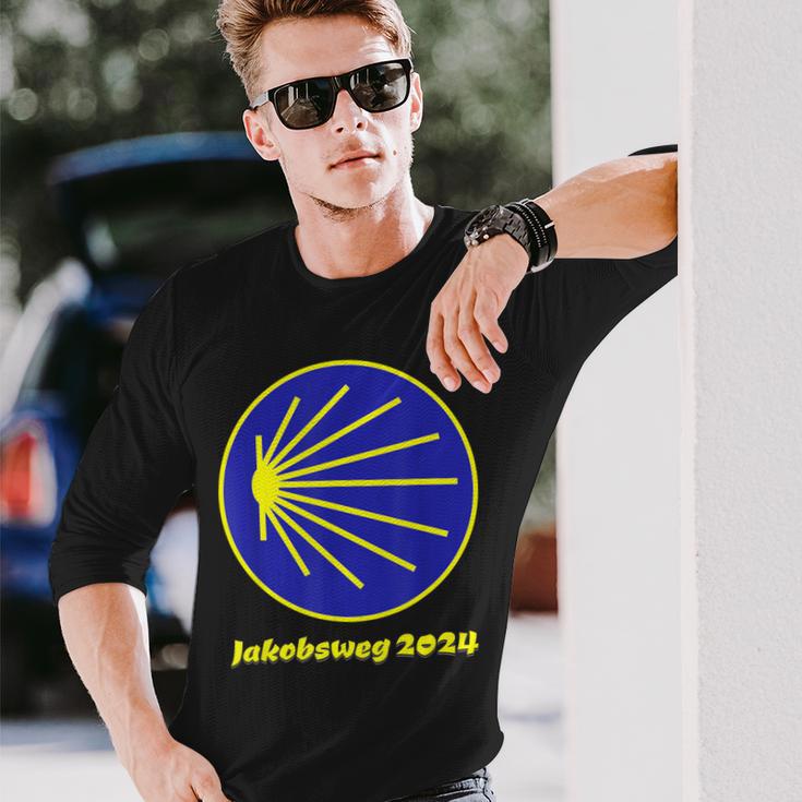 Jakobsweg 2024 Pilgrim Shell Langarmshirts Geschenke für Ihn