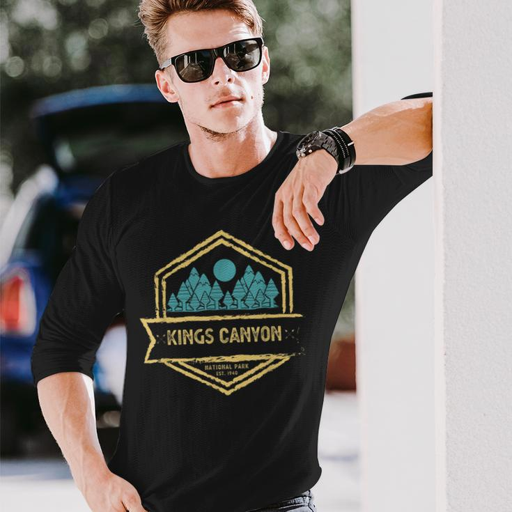 Kings Canyon Vintage Kings Canyon National Park Long Sleeve T-Shirt Gifts for Him