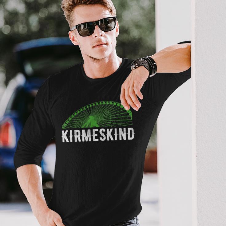 Kirmeskind Kirmes Ferrenrad Rummelplatz Langarmshirts Geschenke für Ihn