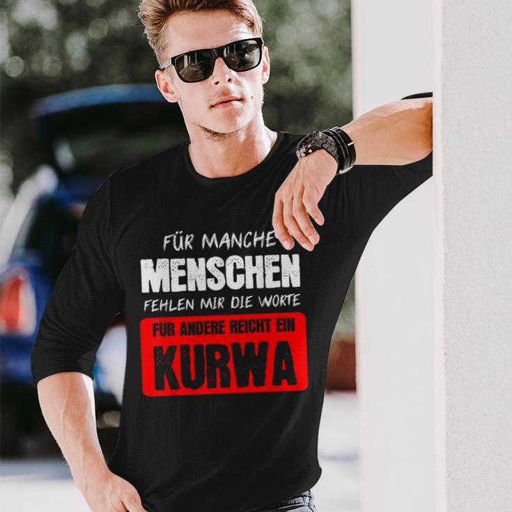 Kurwa Poland Pole Warsaw Langarmshirts Geschenke für Ihn