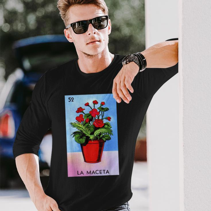 La Maceta Card Mexican Lottery Card Long Sleeve T-Shirt Gifts for Him