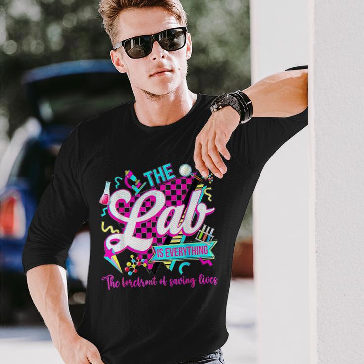 Lab Is Everything The Lab Is Everything Lab Week 2024 Medical Science Women Long Sleeve T ...
