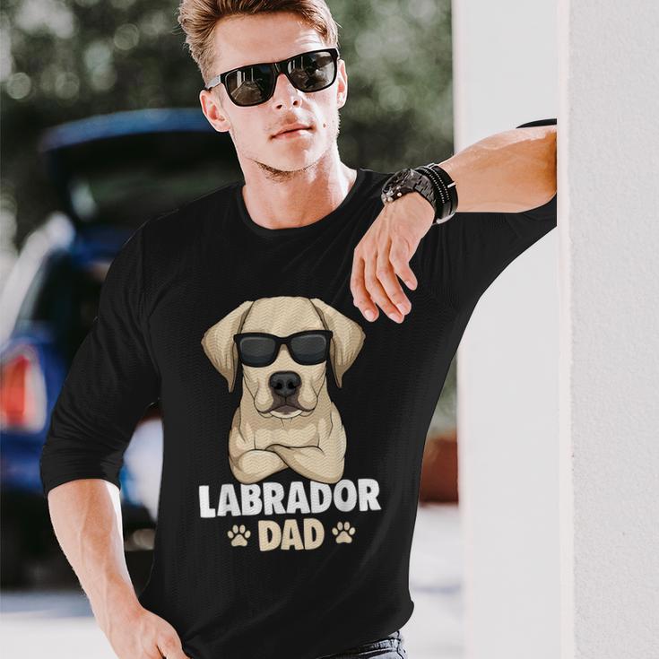 Labrador Dog Dad Langarmshirts Geschenke für Ihn