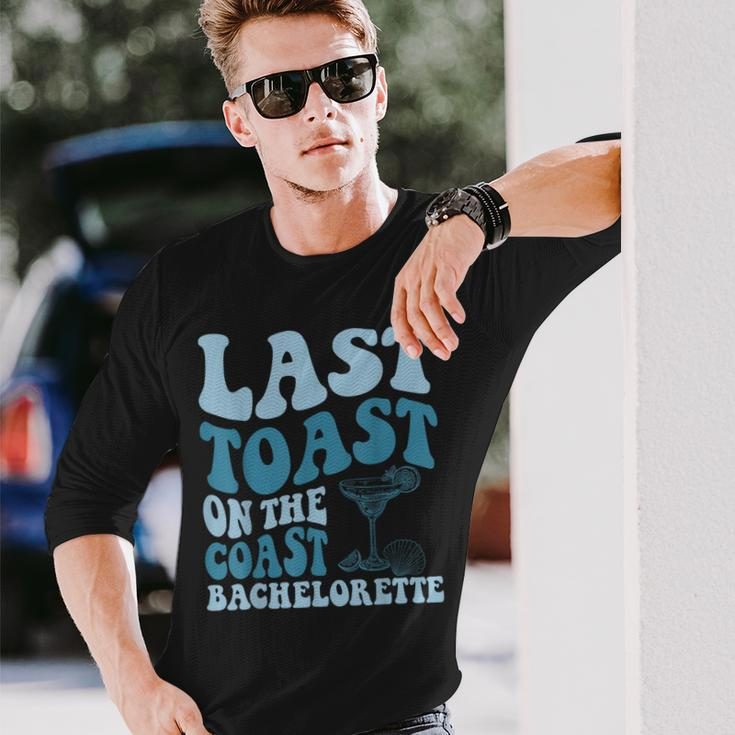 Last Toast On The Coast Margarita Beach Bachelorette Party Long Sleeve T-Shirt Gifts for Him