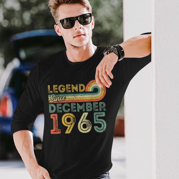 Legend Since December 1965 December 1965 Birthday Long Sleeve T-Shirt Gifts for Him