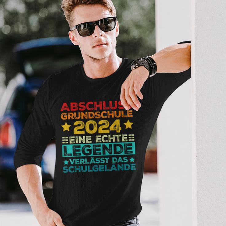 Legendeerlässt Schulgelände Abschluss Grundschule 2024 Langarmshirts Geschenke für Ihn