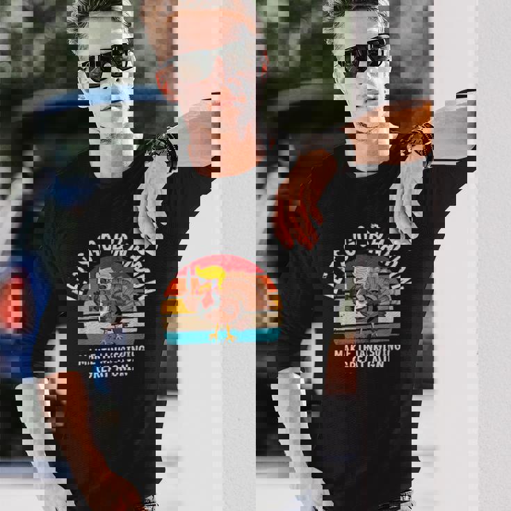 Let's Go Branson Brandon Thanksgiving And Trump Turkey Long Sleeve T-Shirt Gifts for Him