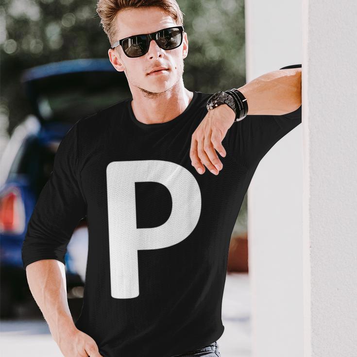 Letter P Langarmshirts Geschenke für Ihn