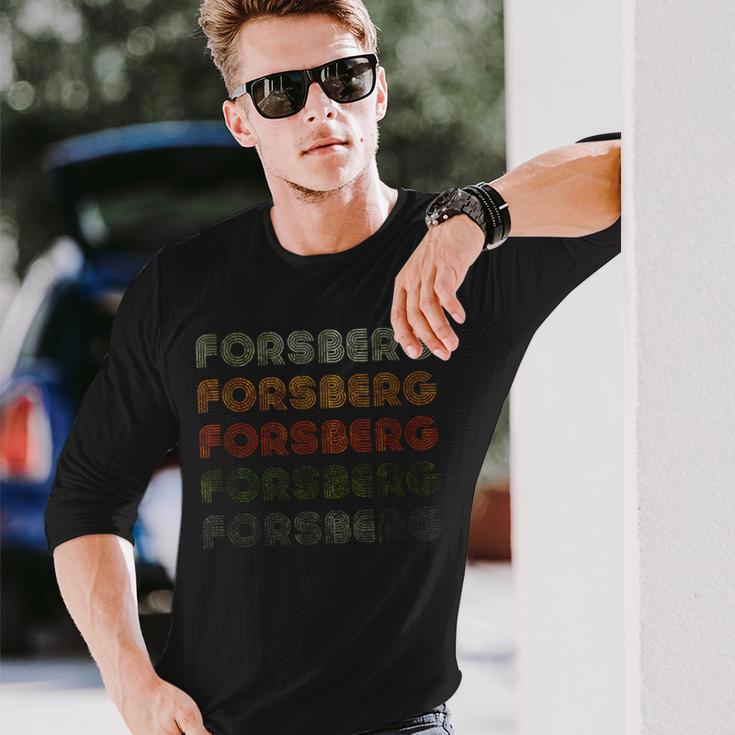 Love Heart Forsberg Grungeintage Style Forsberg Langarmshirts Geschenke für Ihn