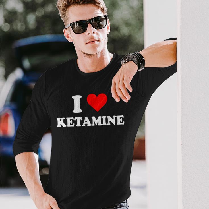 I Love Ketamin Langarmshirts Geschenke für Ihn