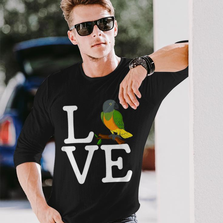 I Loves Senegal Parrot Senegal Parrot Long Sleeve T-Shirt Gifts for Him