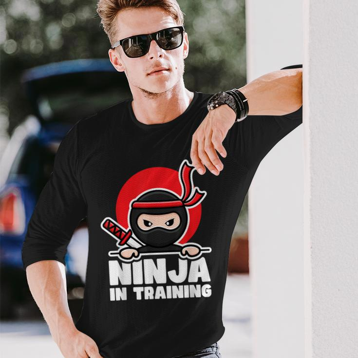Lustiges Ninja Kampfsport Kinder Langarmshirts Geschenke für Ihn