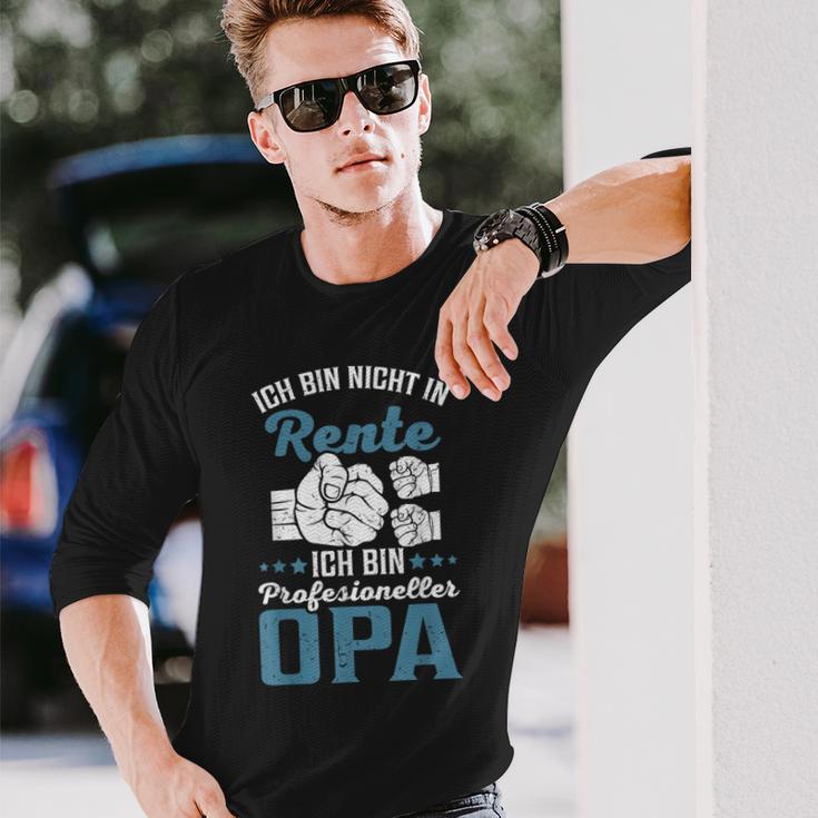 Lustiges Opa Spruch Nicht In Rente Profesioneller Opa Langarmshirts Geschenke für Ihn