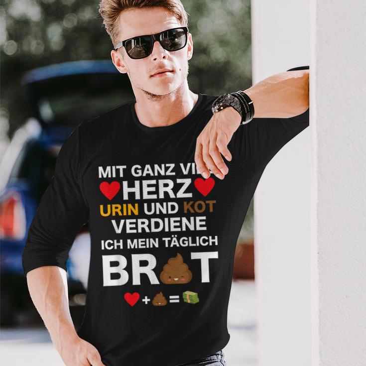 Lustiges Pflegekraft Altenpfleger Krankenschwester Langarmshirts Geschenke für Ihn