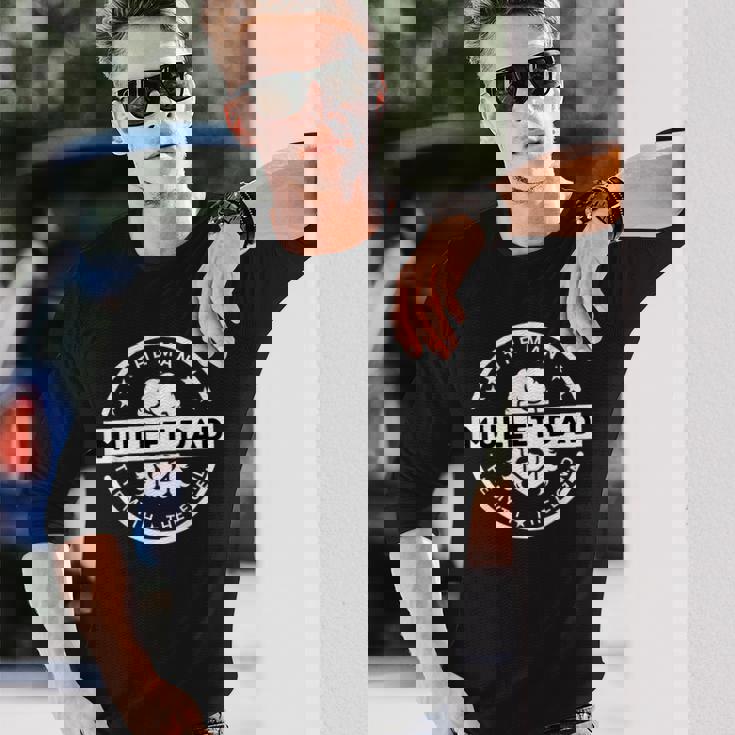 The Man The Myth The Legend Fathers Day Mullet Daddy Long Sleeve T-Shirt Gifts for Him