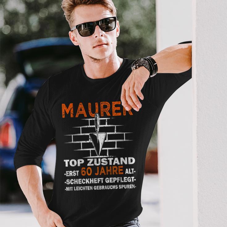 Maurer Top Zustand 60 Jahre Old Masonry Langarmshirts Geschenke für Ihn