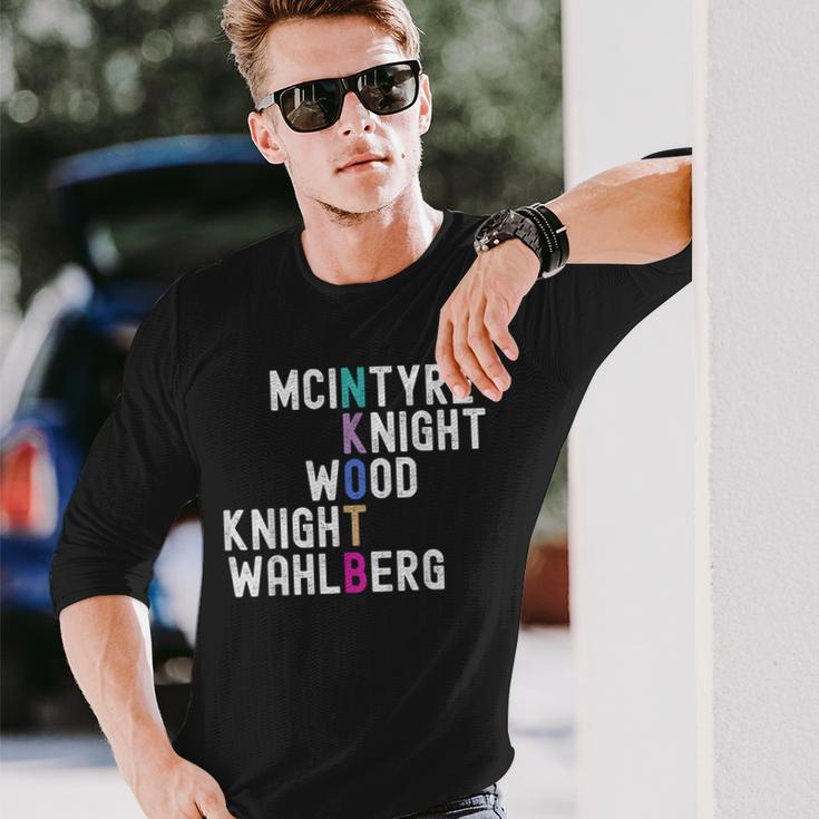 Mcintyre Knight Wood Knight Wahlberg Long Sleeve T-Shirt Gifts for Him