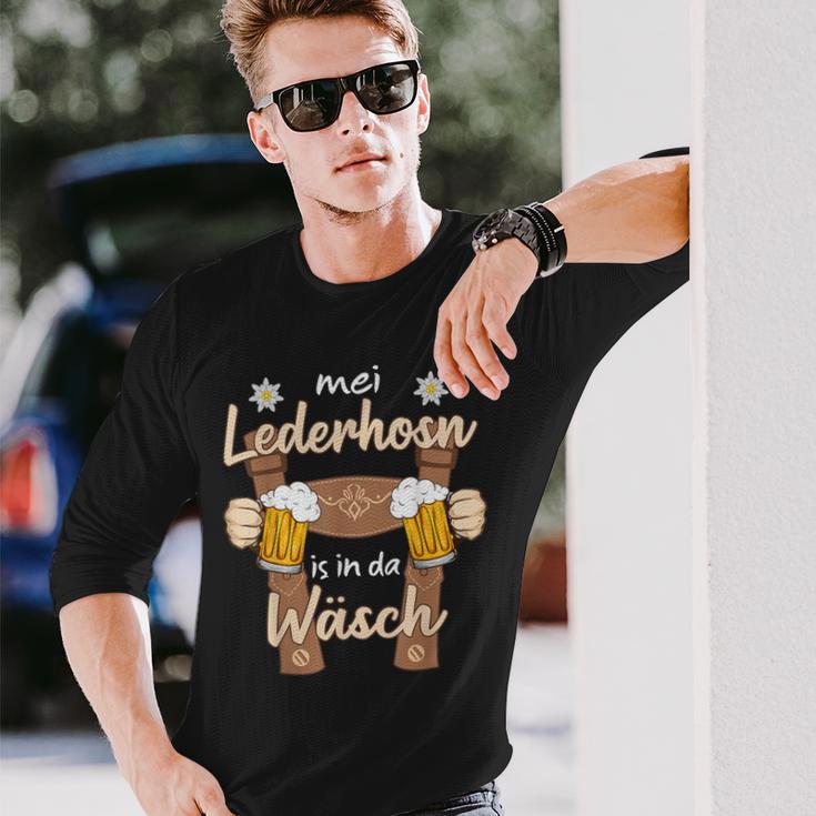 Mei Lederhosn Is In D Wäsch Oktoberfest Costume Replacement S Langarmshirts Geschenke für Ihn