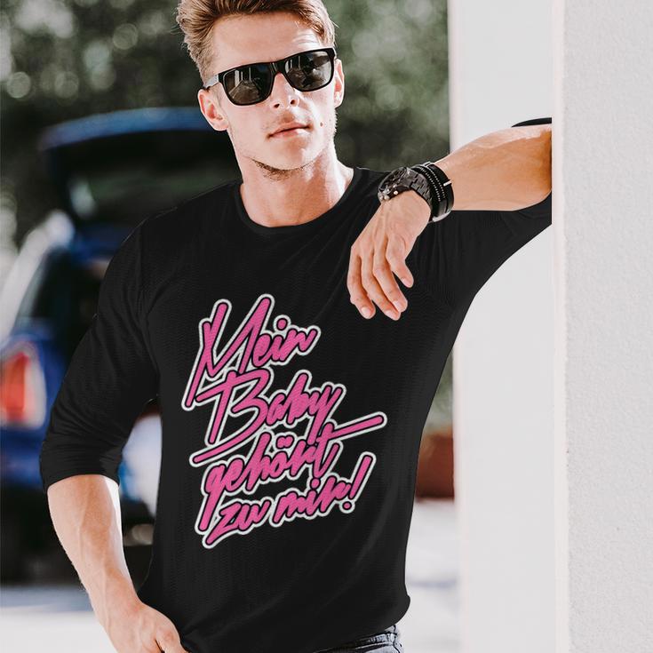 Mein Baby Gehört Zu Mir 80S Cult Dancing Retro Langarmshirts Geschenke für Ihn