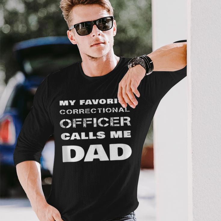 Mein Lieblingsvollzugsbeamter Nennt Mich Papa Strafvater Langarmshirts Geschenke für Ihn