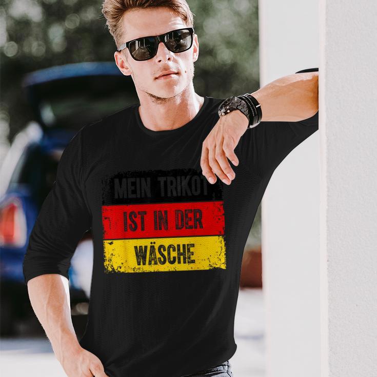 Mein Trikot Ist In Der Wäsche Deutschland Fanartikel Fußball Langarmshirts Geschenke für Ihn