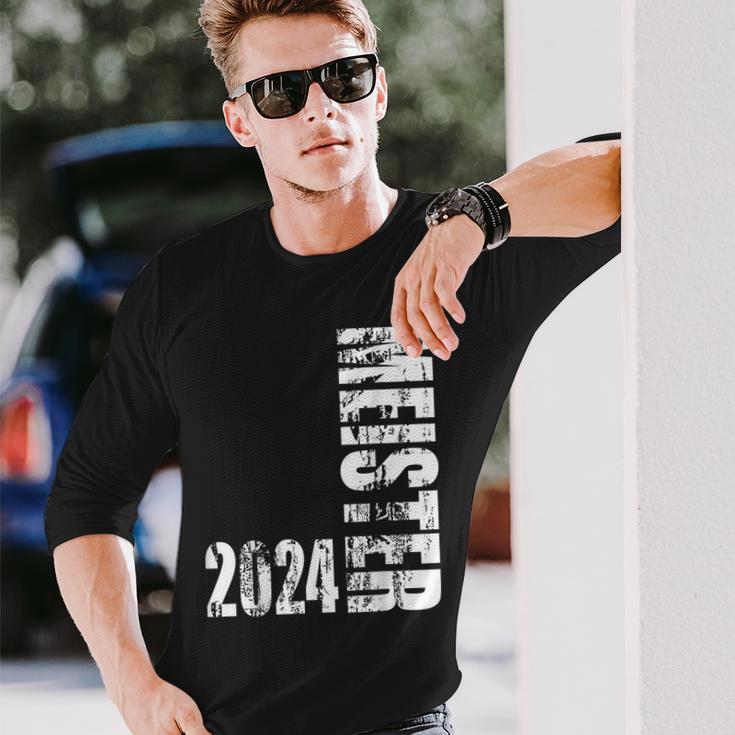 Meister 2024 Aufsteigerintage Motif Team Football Fun Langarmshirts Geschenke für Ihn