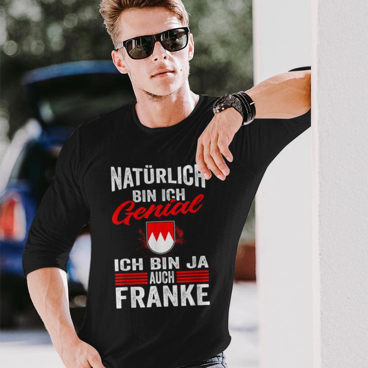 Men's Franke Franken Coat Of Arms Franke Middle Franken Langarmshirts Geschenke für Ihn